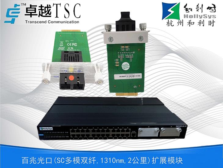 和利时模块光纤接口C01-FS20交换机GM010-ISW-24L网管型Carat20B-24TX