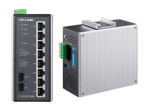 TPLINK工业级以太网交换机2SFP+8GE千兆电TL-SG2210宽温宽电压供电Web网管导轨